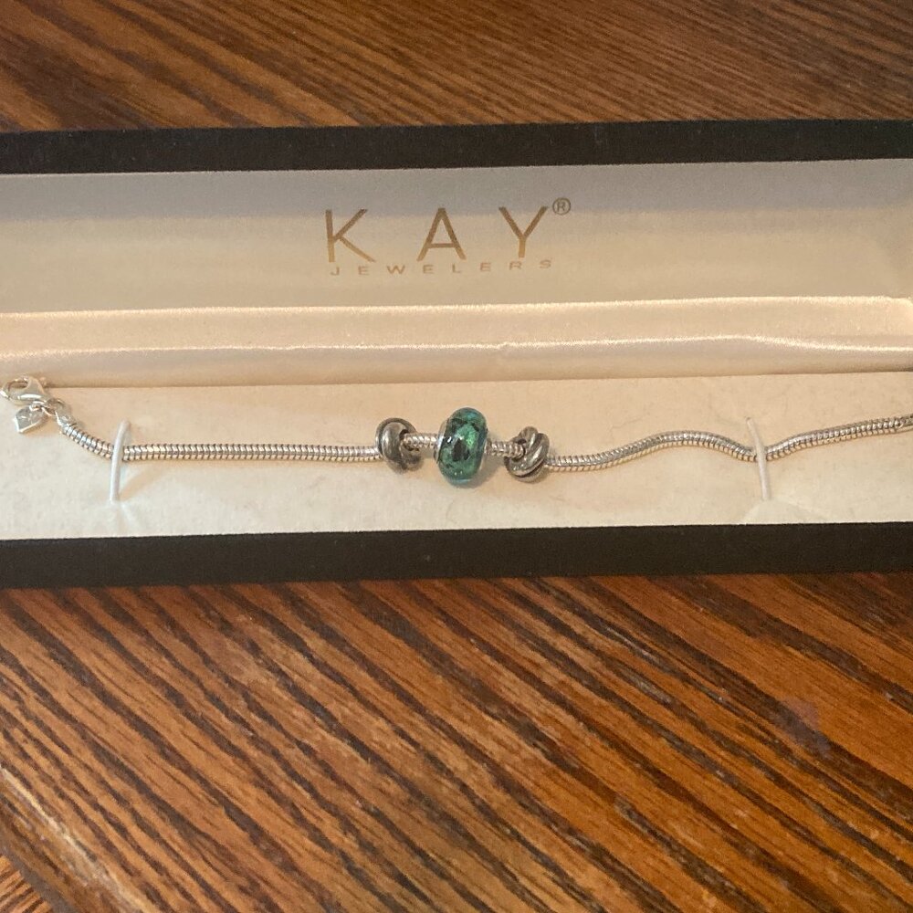 Key Jewelers "Michael Anthony" Charmed Memories .925 Silver Bracelet